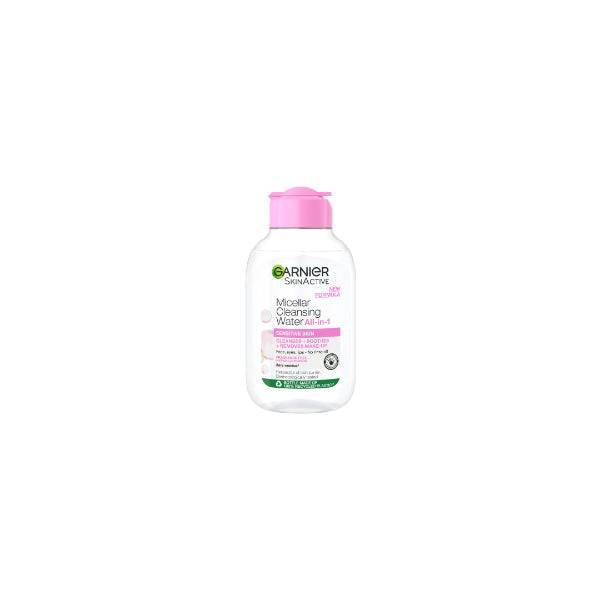 Micellar Water Facial Cleanser and Makeup Remover Pink for Sensitive Skin (3 sizes)
