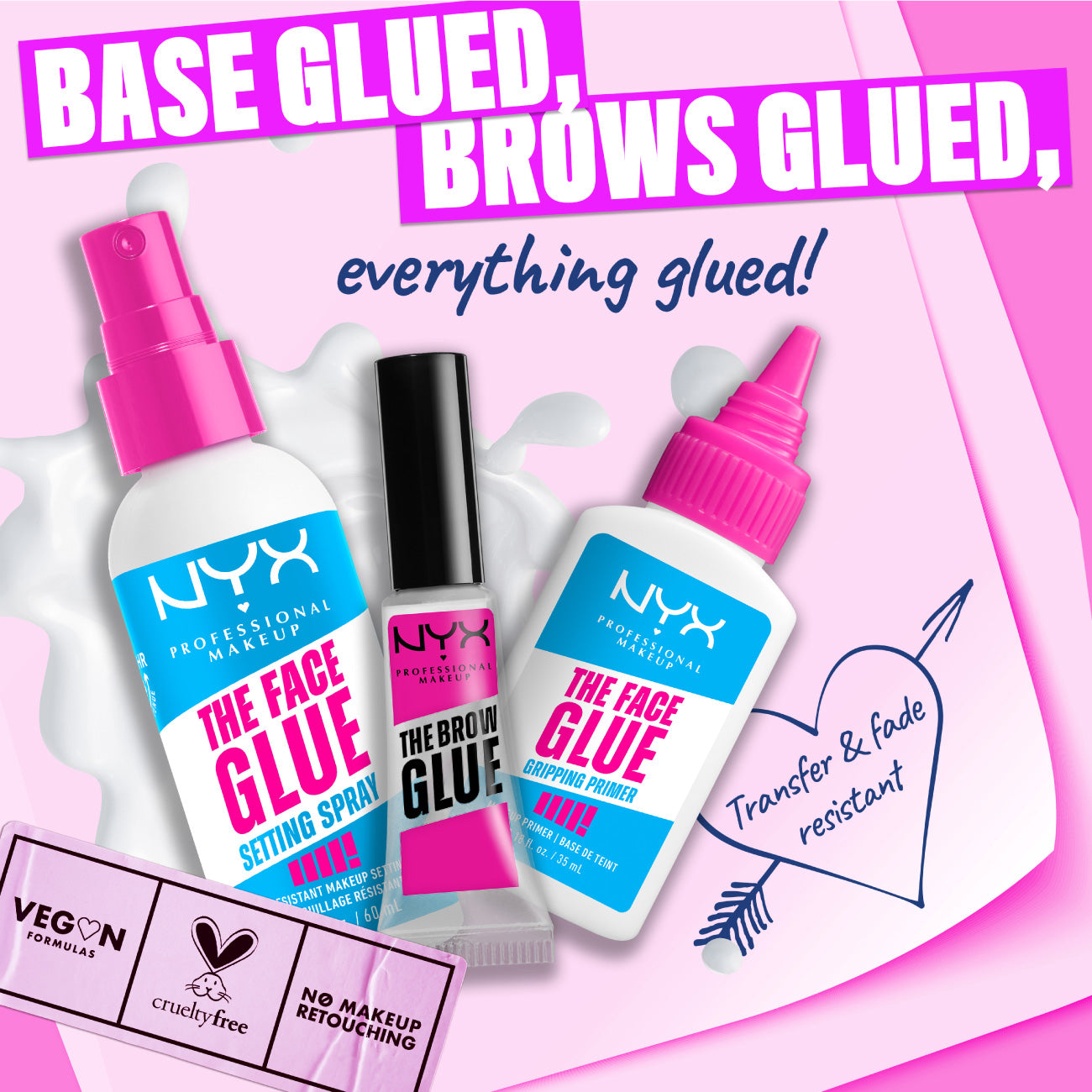 The Face Glue Primer, Gripping Primer, Up To 24 Hour Hydration