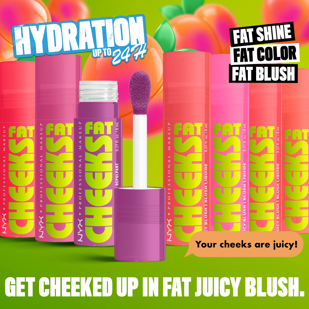 Fat Cheeks Juicy Blush, Liquid Blush, 12 HR Wear