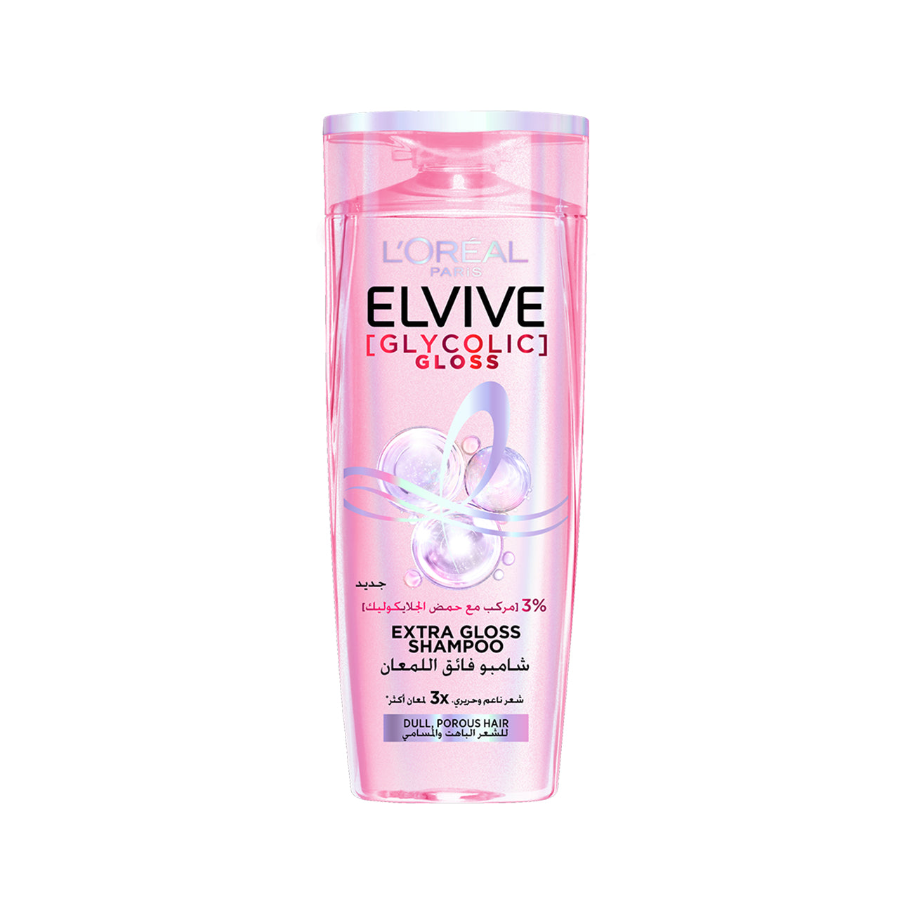 Elvive Glycolic Gloss Shampoo home glossing treatment 3% [Gloss Complex] with Glycolic Acid