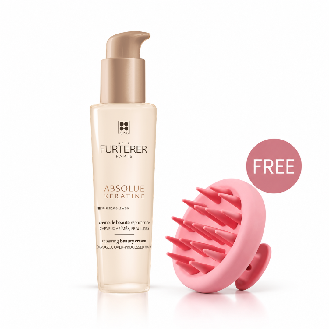 Absolute Kératine Repairing Beauty Cream + FREE Pink Hair Massager At 35% OFF