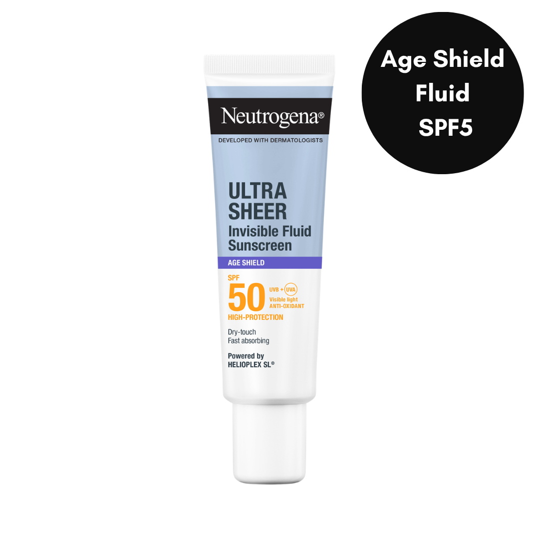 Ultra Sheer Invisible Fluid Sunscreen Age Shield SPF 50