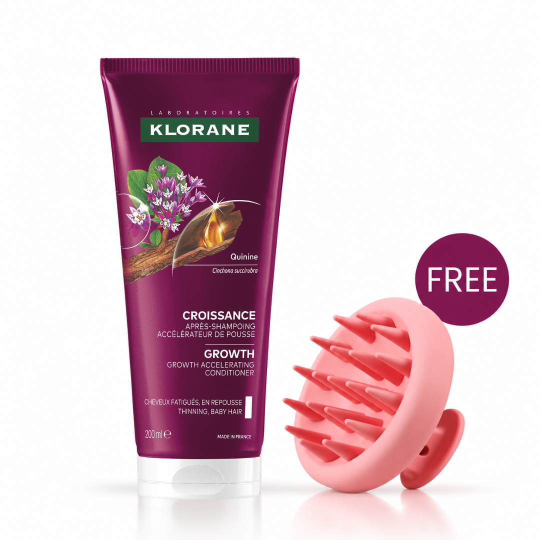 Quinine Growth Accelerating Conditioner + FREE Pink Hair Massager At 35% OFF