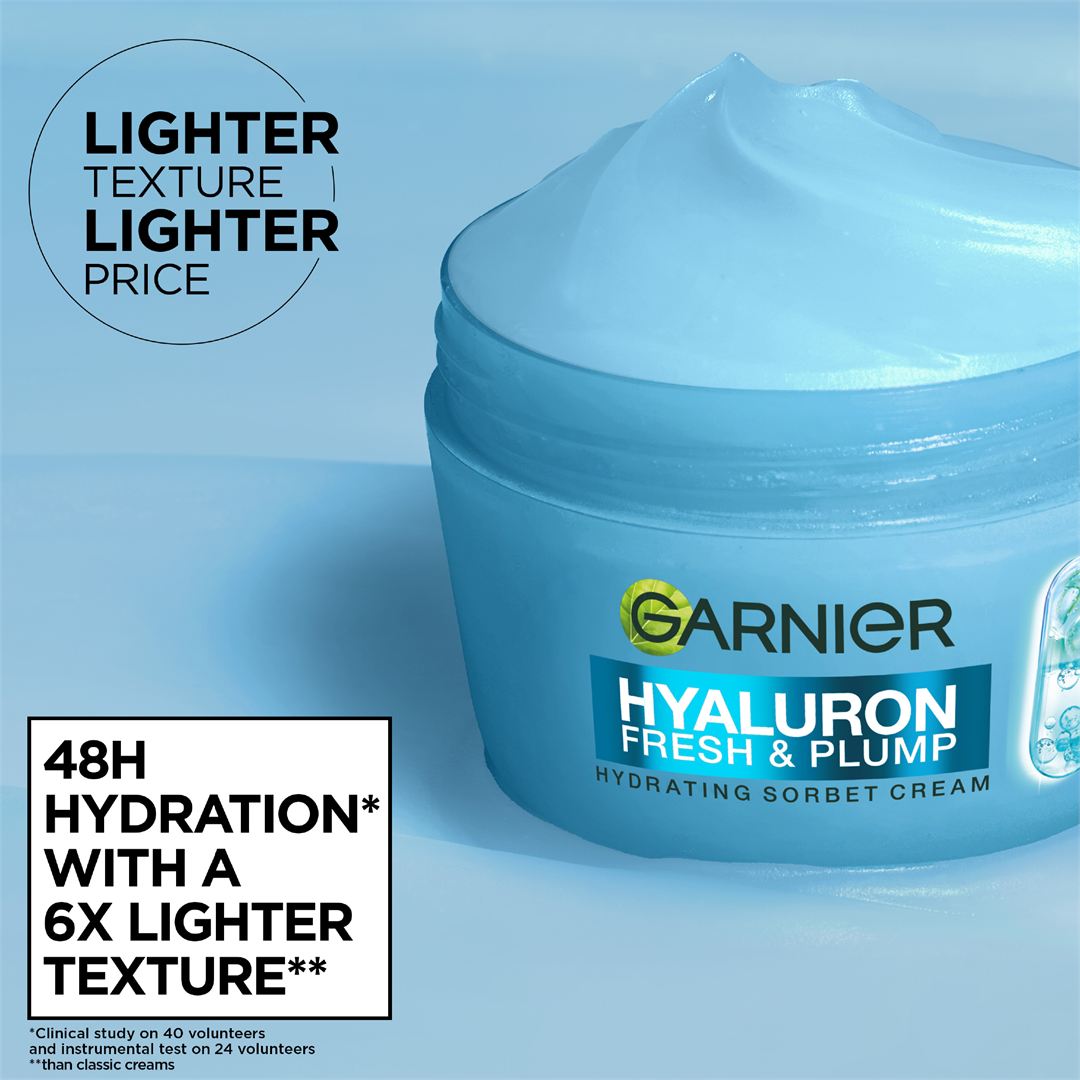 Hyaluron Fresh & Plump Sorbet Cream 85 mL