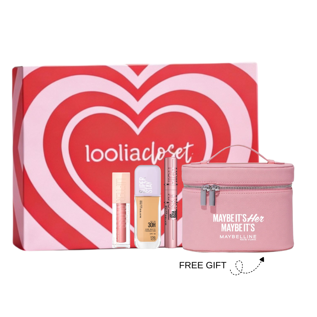 Lifter Gloss + Lumi-Matte Foundation + Sky High Mascara + FREE Pouch At 30% OFF