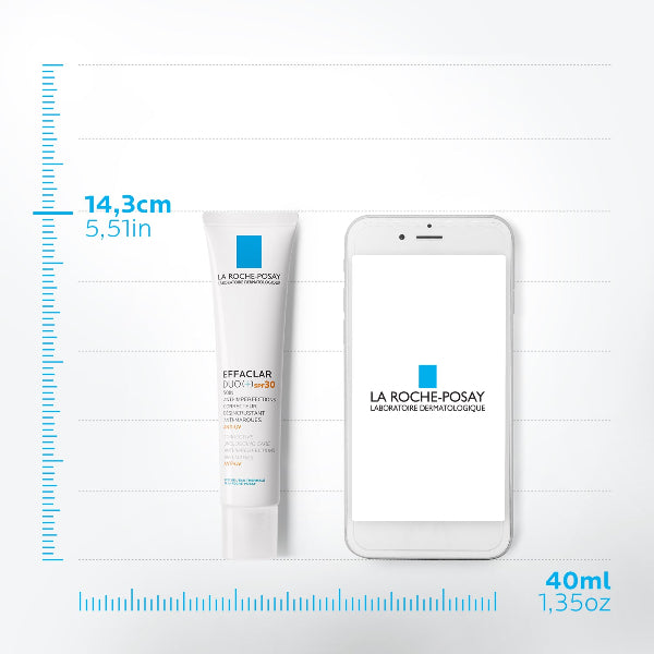 Effaclar Duo+ SPF30 Acne Treatment Cream for Oily and Acne Prone Skin - Dimensions