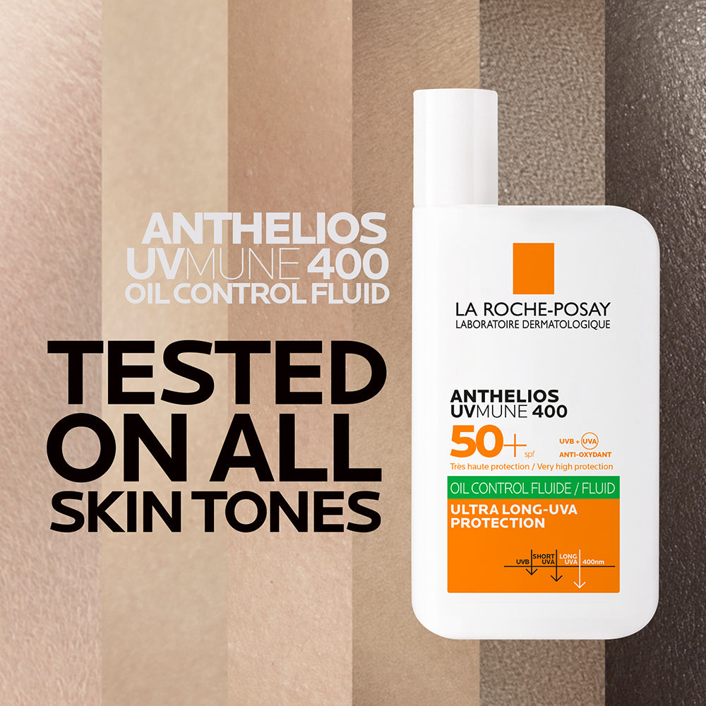 Anthelios UVMune 400 Oil Control Invisible Fluid Sunscreen SPF 50+ for Oily Skin - Skin Tones