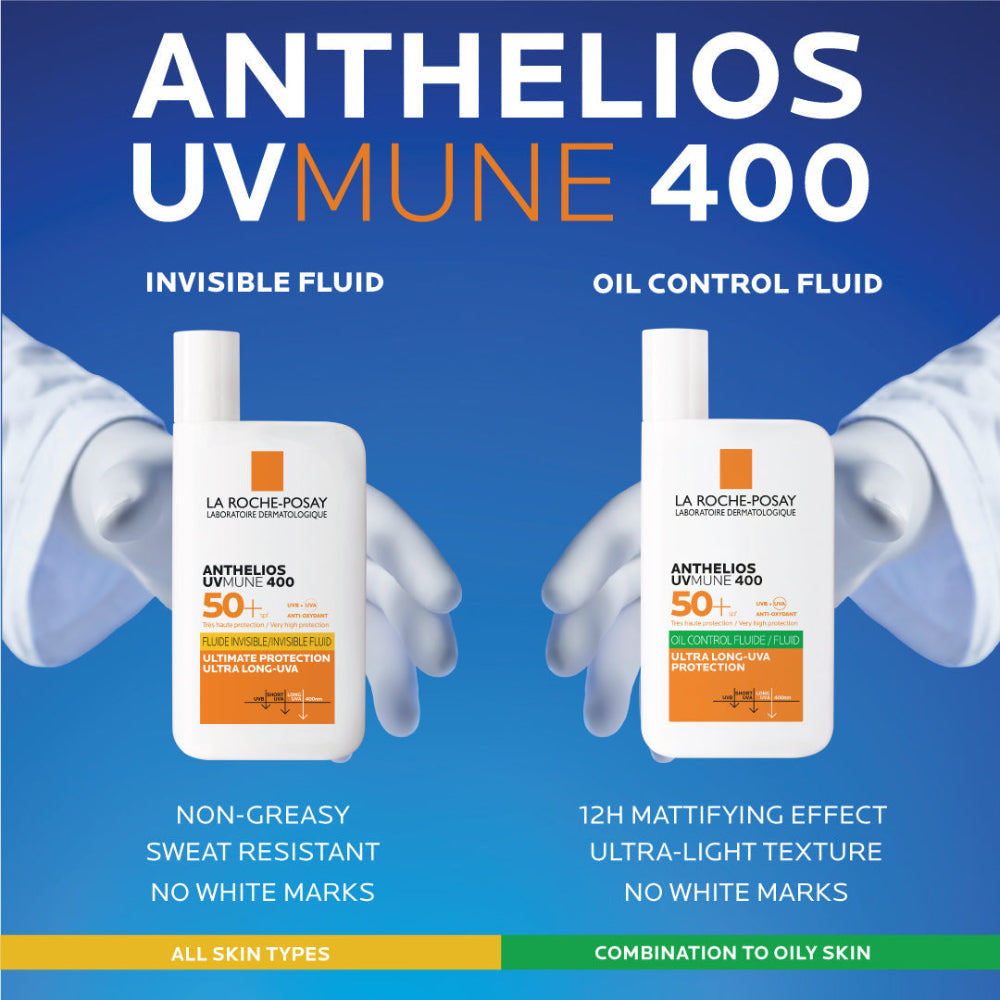 Anthelios UVMune 400 Oily Skin VS  Anthelios UVMune 400 All Skin Types