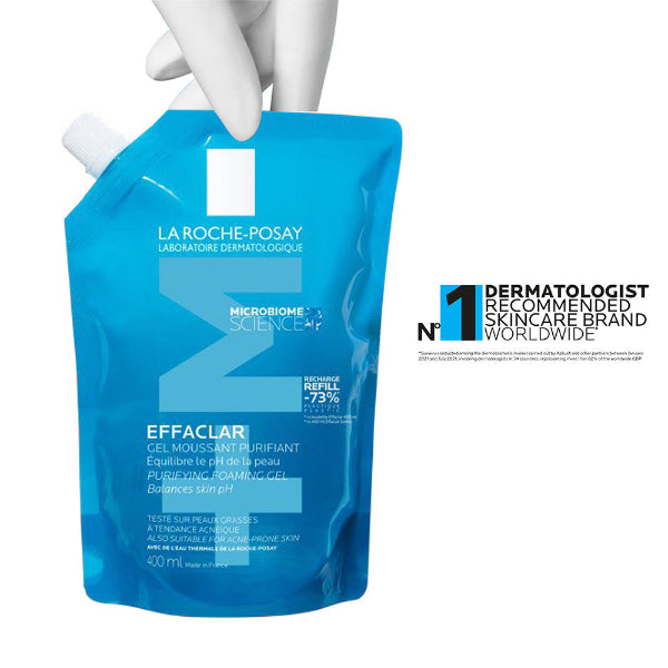 Effaclar Purifying Cleansing Gel & Refill Pouch For Blemish-Prone Skin