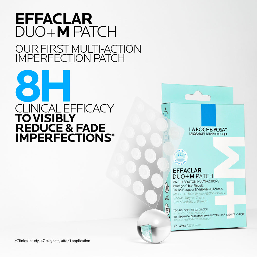 Effaclar Duo+M 3H Spot Patches for Acne Prone Skin