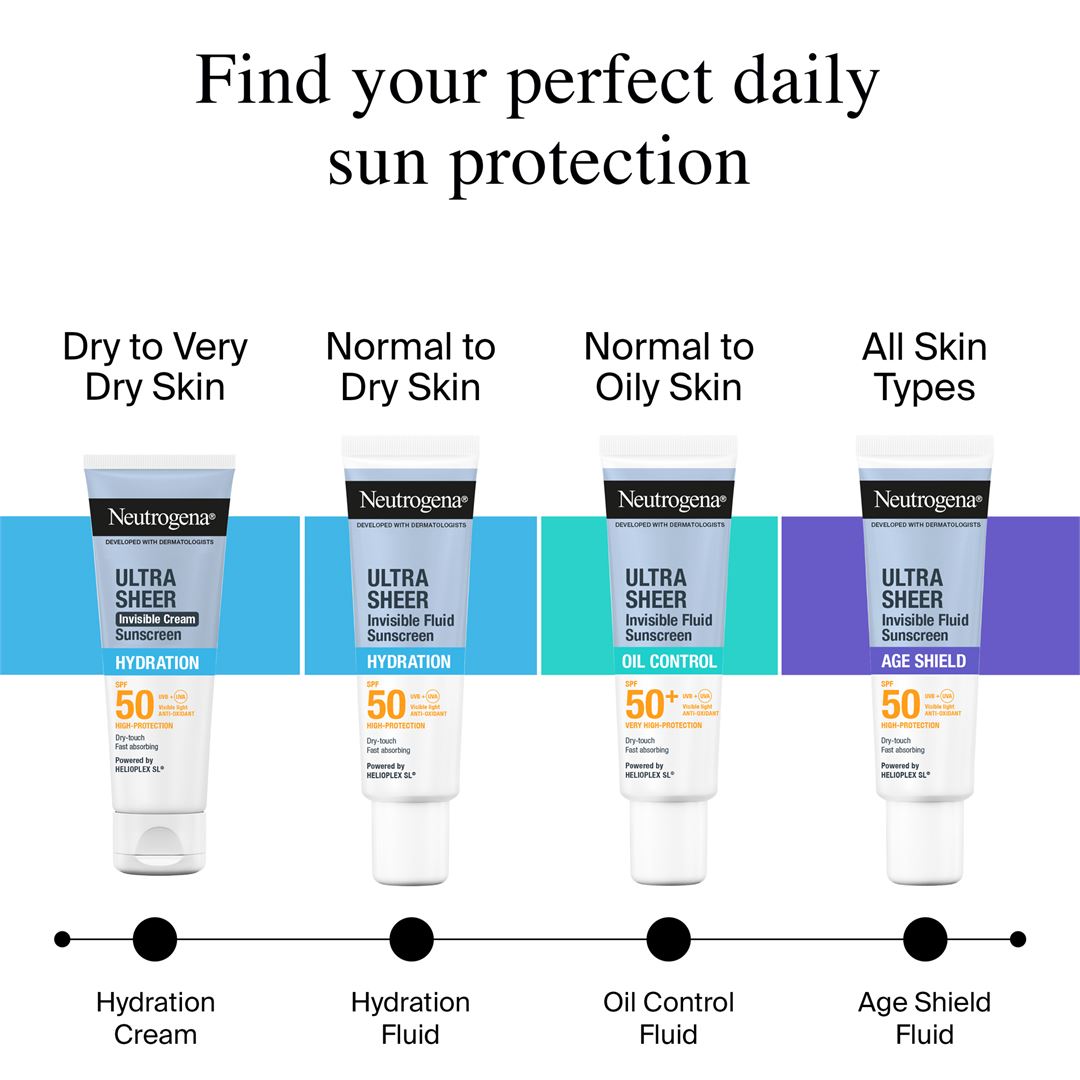 Ultra Sheer Invisible Fluid Hydrating Sunscreen SPF 50