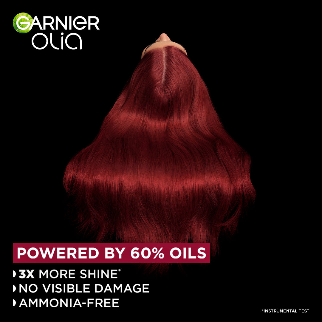 Olia Ammonia Free, Permanent Hair Coloration at Home with Natural Origin Flower Oils