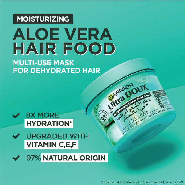 Ultra Doux Hair Food Aloe Vera & Coconut Mask - Benefits