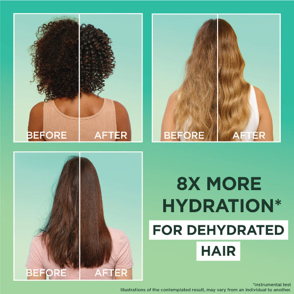Ultra Doux Hair Food Aloe Vera & Coconut Mask - Before & After