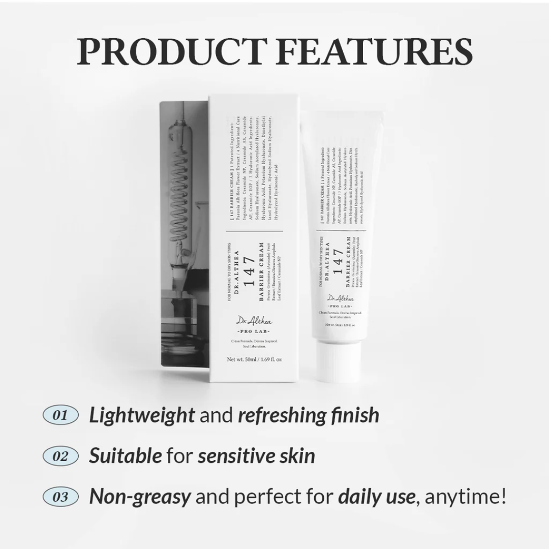 Dr. Althea 147 Barrier Cream 50 ML - Features