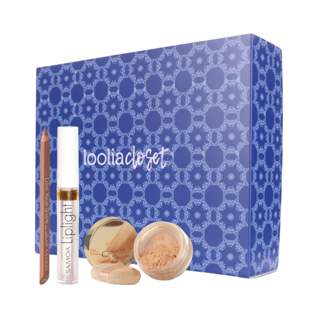 Catwalk Loose Powder + Love Your Shape 2in1 Lipliner + Liplight Lipgloss At 10% OFF