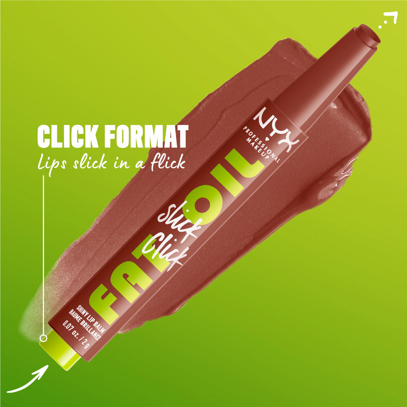 Fat Oil Slick Click Shiny Lip Balm