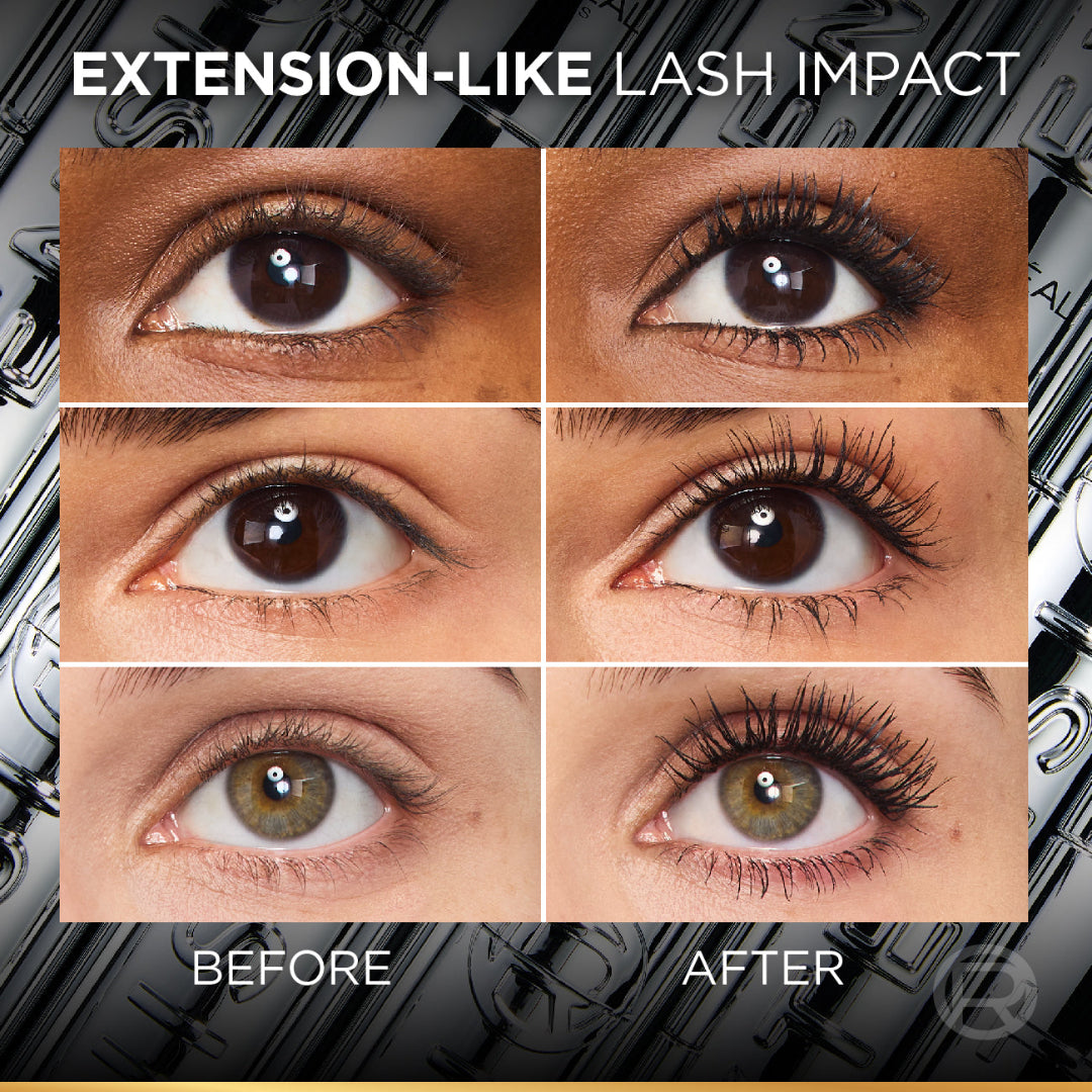L'Oréal Paris Telescopic Extensionist Mascara - Before & After