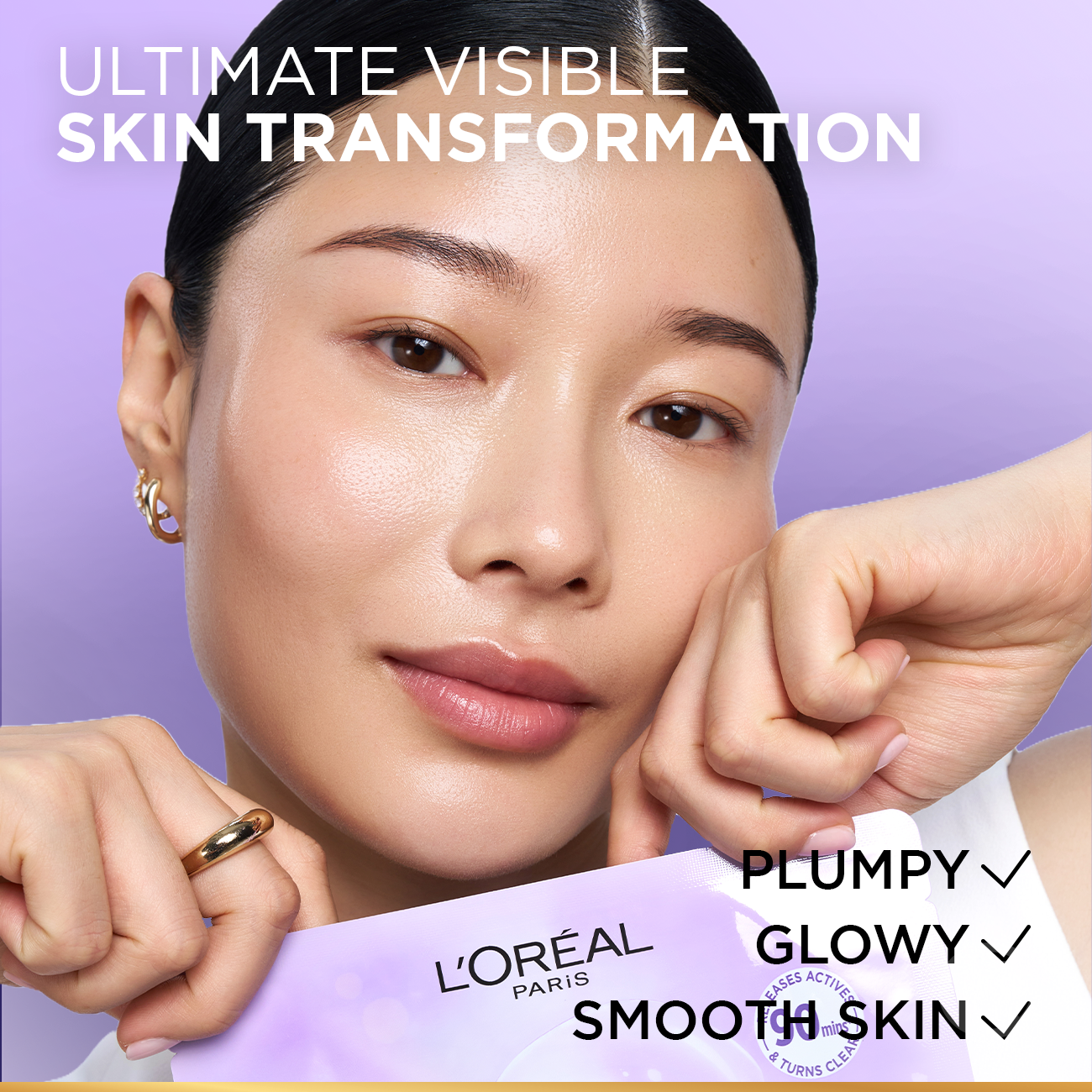 L’Oréal Revitalift Glass Skin Hydrogel Glow Mask