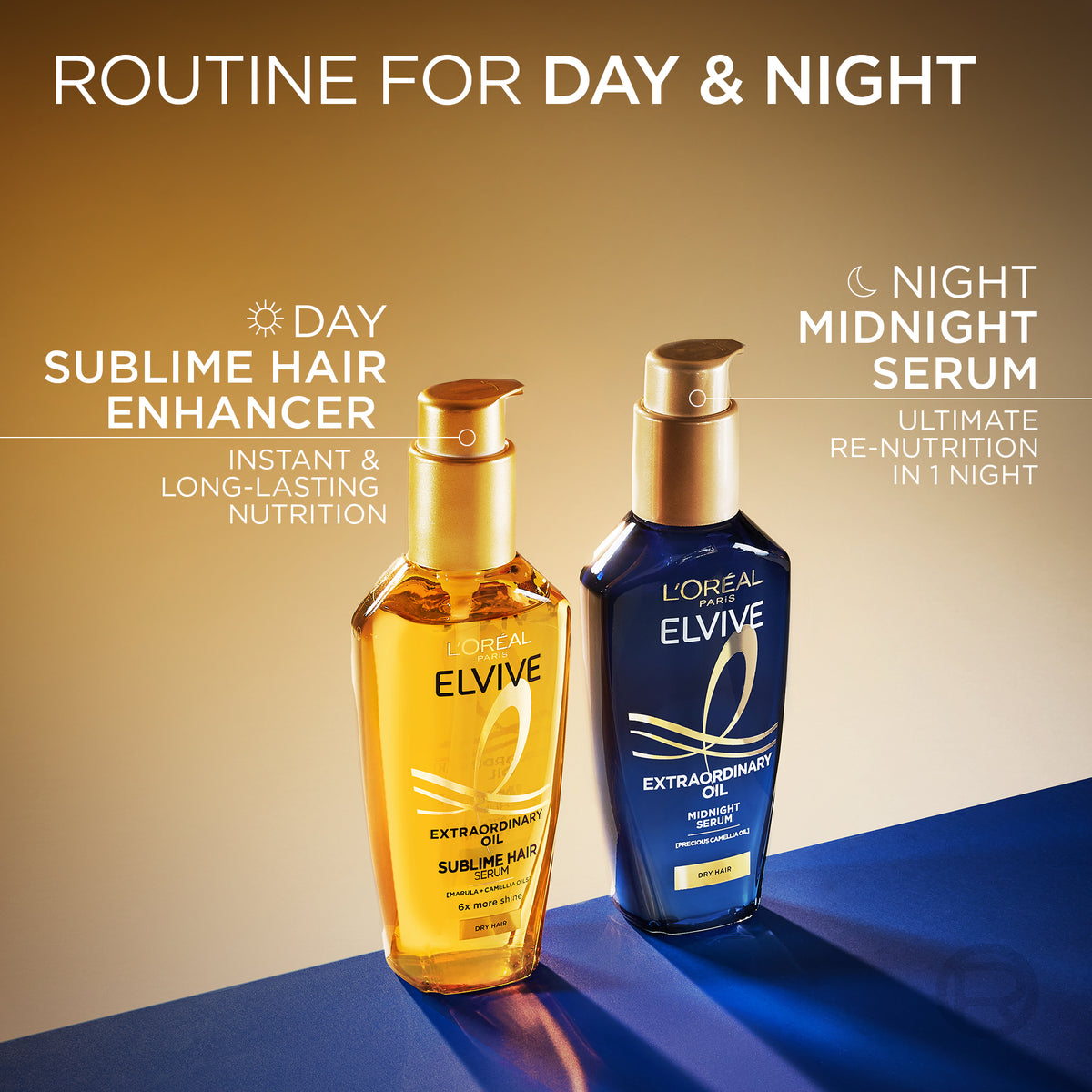 Elvive Extraordinary Oil Midnight Serum 100ml - For Dry Hair