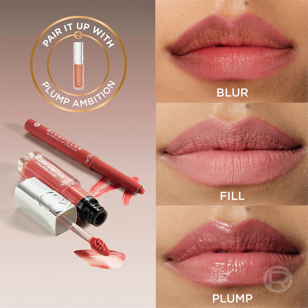Blurfiller Lip Liner Pencil Blurred Effect