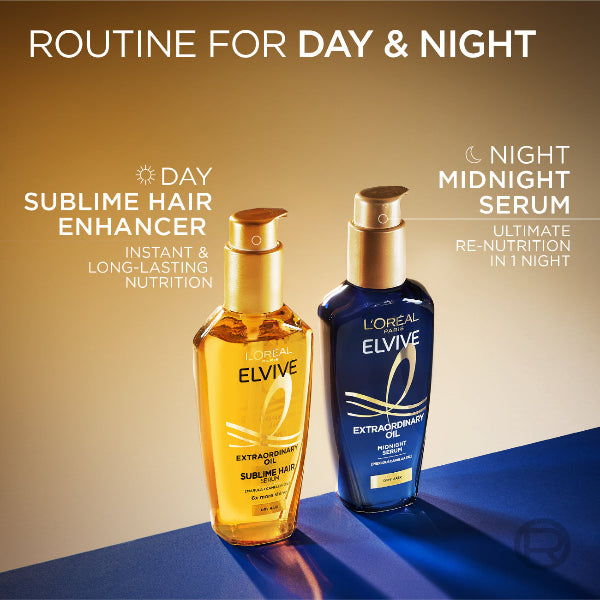 Elvive Extraordinary Hair Oil Treatment, Non-Sticky Serum For Dry Hair