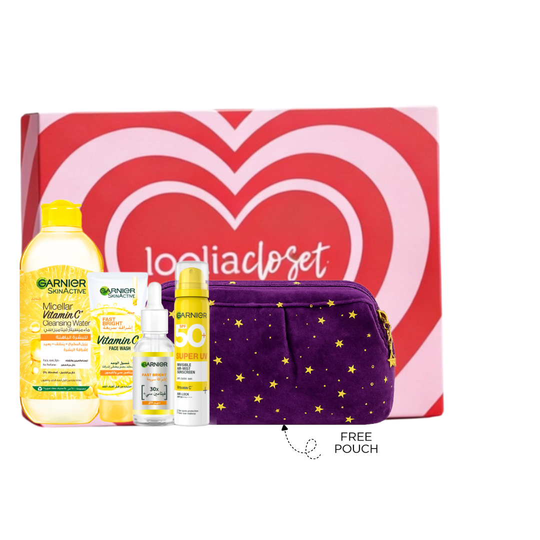 Fast Bright Micellar 400 ML + Tube Wash 100 ML + Day Serum 30 ML + Super UV Mist 75 ML + FREE Purple Ramadan Pouch At  25% OFF