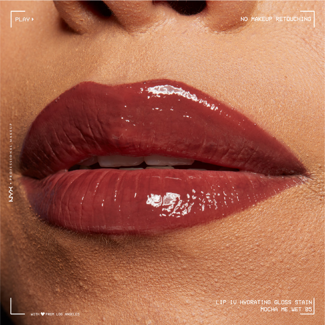 Lip IV Hydrating Gloss Stain, Lip Gloss, Up to 12HR Hydration