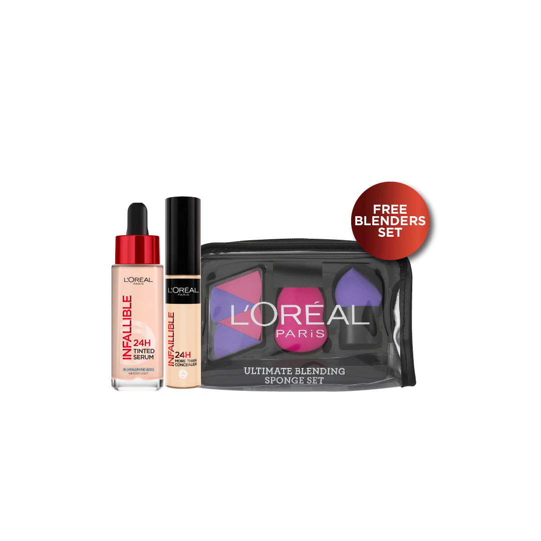 Infallible Tinted Serum + Infaillible Concealer + FREE Beauty Blenders At 20% OFF