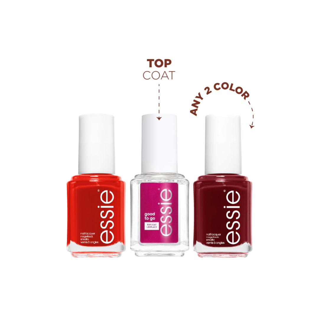 2x Nail Color + Top Coat Good to Go At 30% OFF