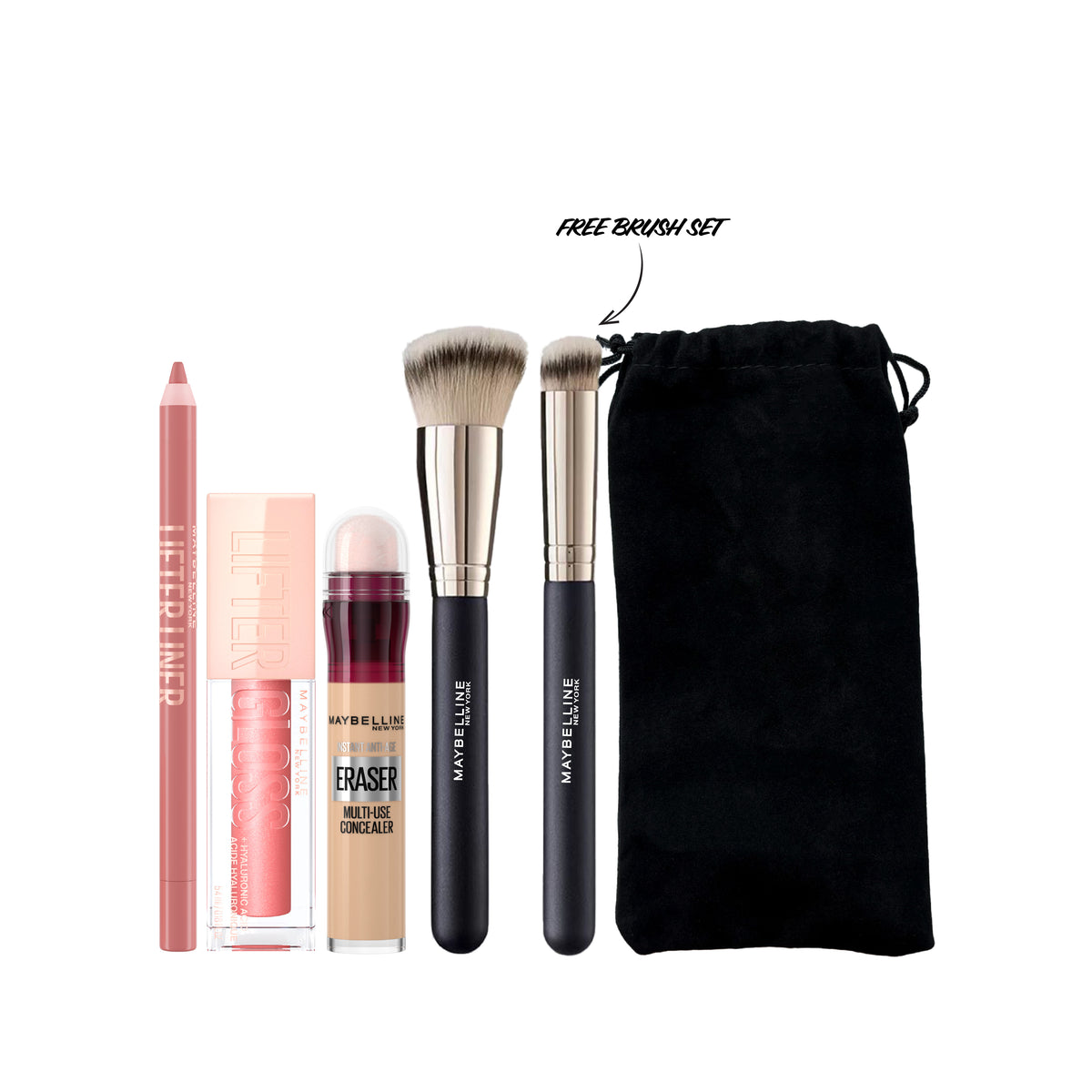 Lifter Liner + Lifter Gloss + Instant Age Rewind Concealer + FREE Brush Set At 30% OFF