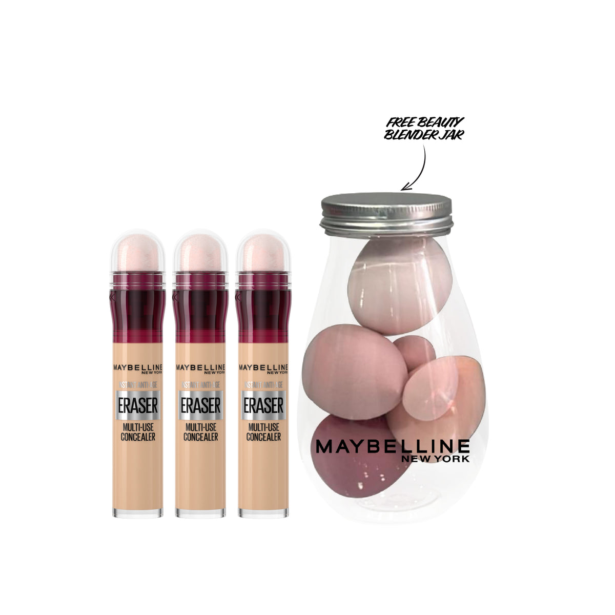 3x Instant Age Rewind Concealer + FREE Beauty Blender Jar At 30% OFF