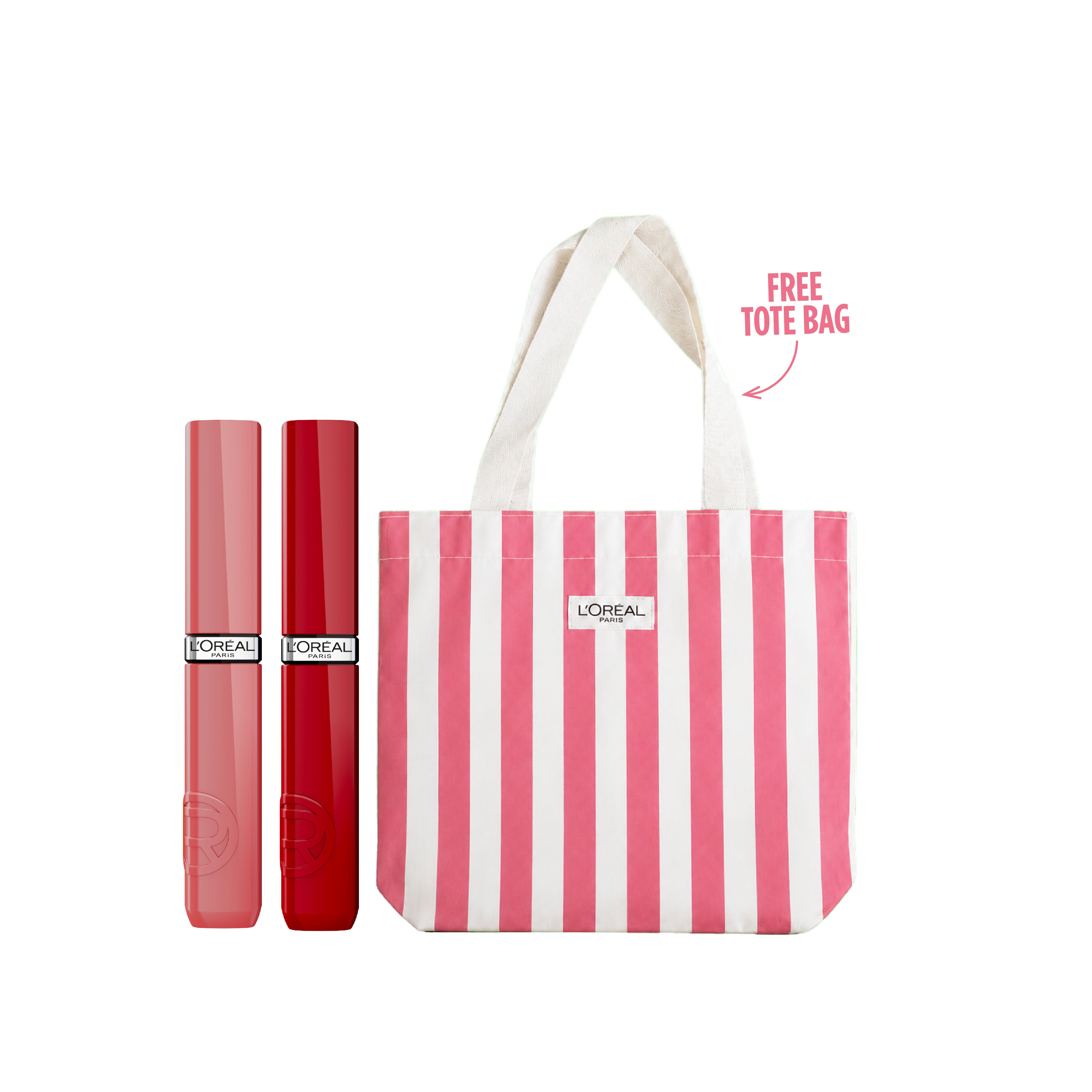 2x Infallible Laque Resistance Liquid Lipstick + FREE Tote bag At 20% OFF
