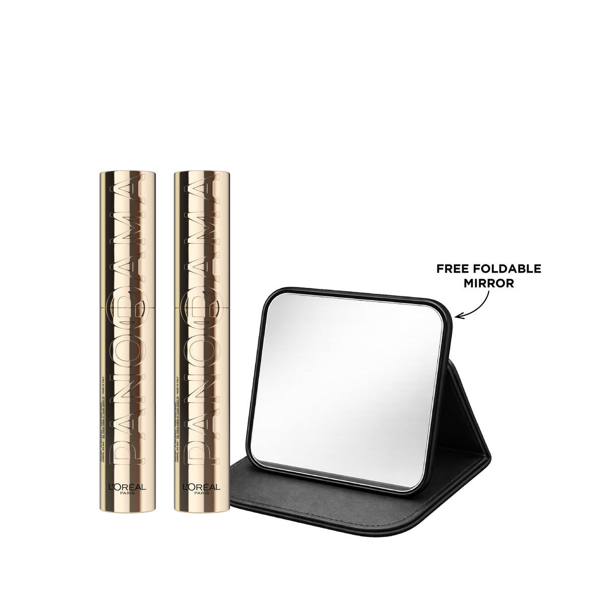2x Black Voluminous Panorama Mascara + FREE Panorama Black Mirror At 20% OFF
