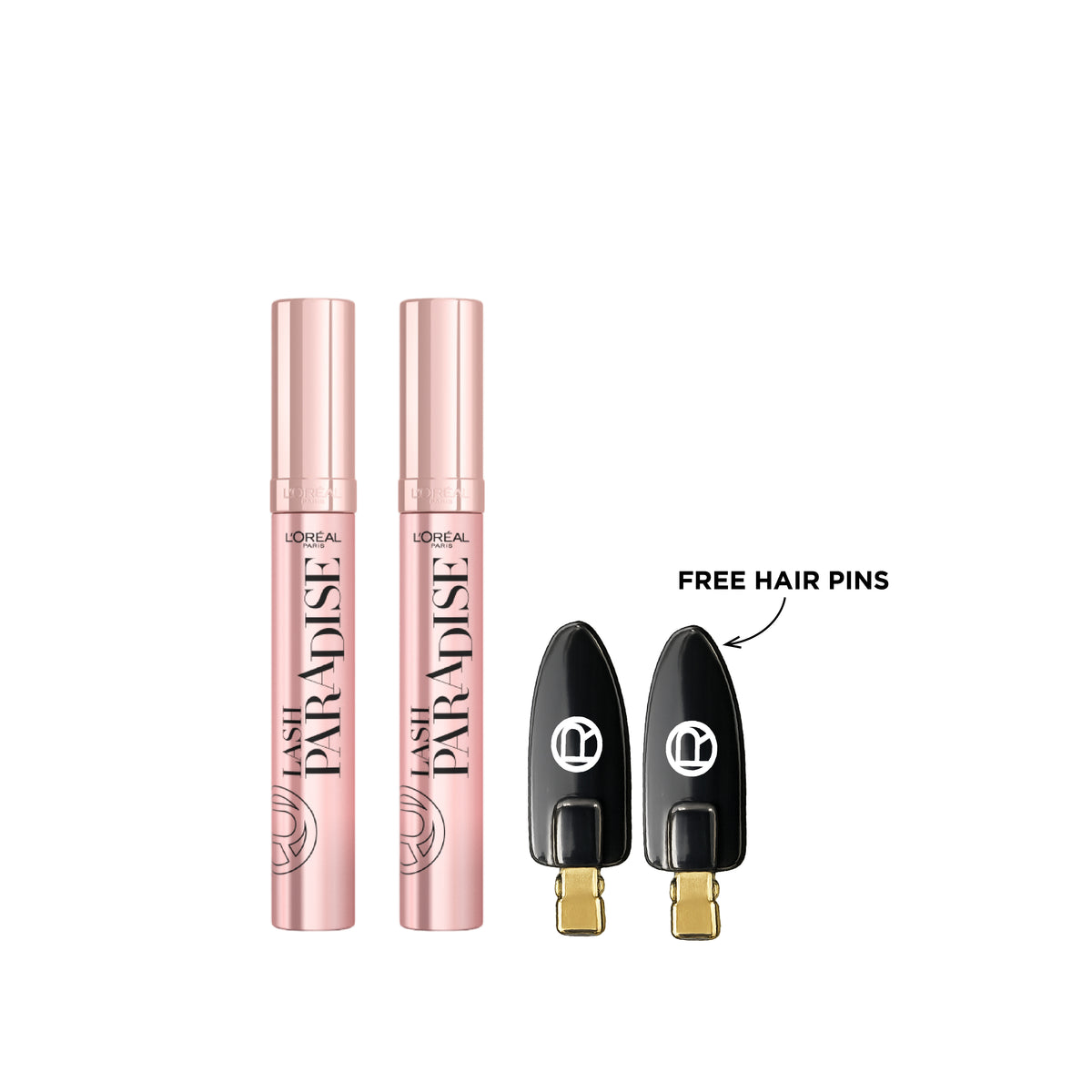 2x Lash Paradise Basic Black Mascara + FREE Black Pins At 20% OFF