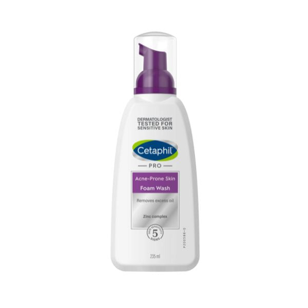 Cetaphil Pro Acne-Prone Skin Foam Wash 235ml | Loolia Closet