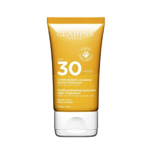 Clarins Crème Solaire Jeunesse Haute Protection SPF 30 | Loolia Closet