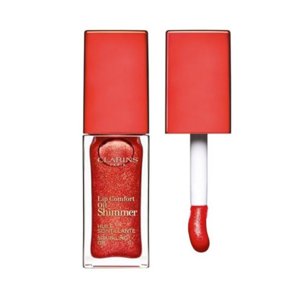 Clarins Lip Comfort Oil Shimmer 07 Red Hot