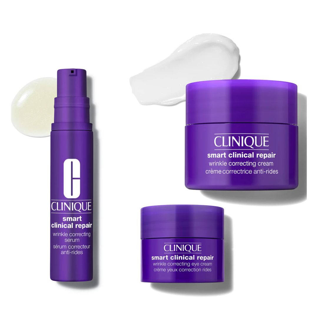 Clinique Smooth + Renew: Lab Smart Clinical Repair Feel Smoother and Look Younger Set