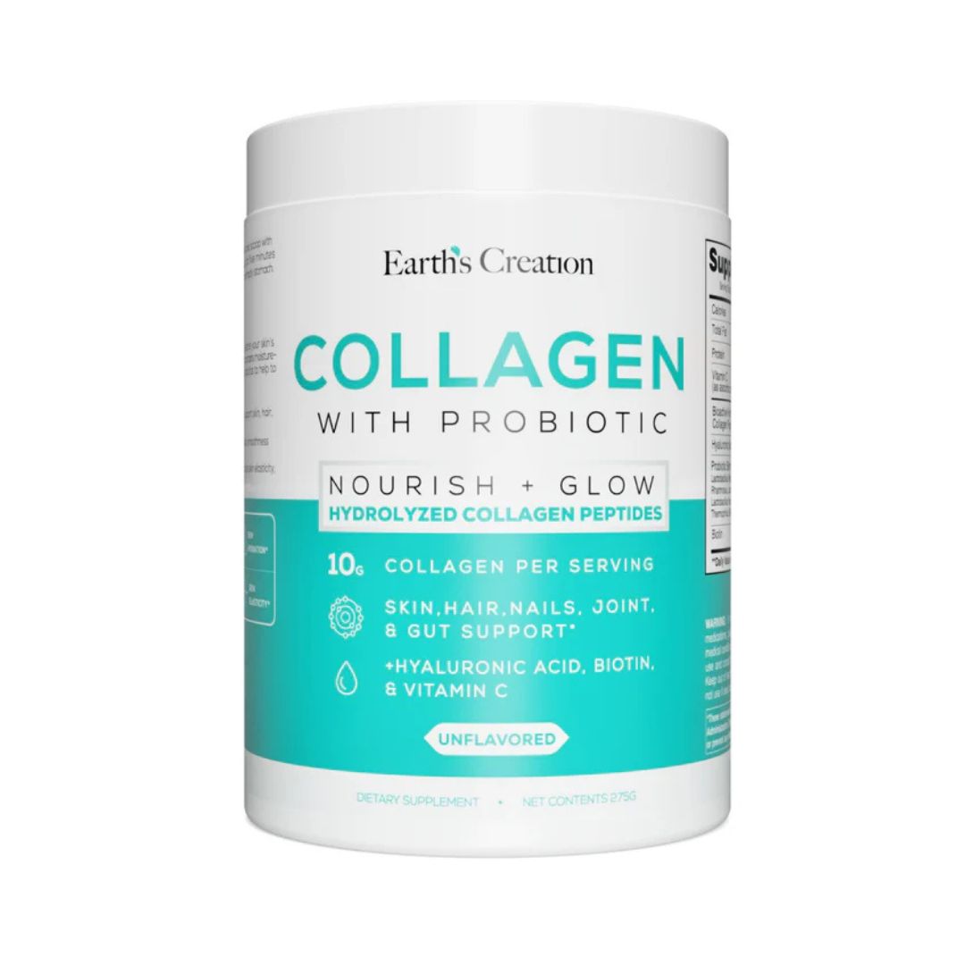 Earth’s Creation Grass-fed Collagen with Probiotic