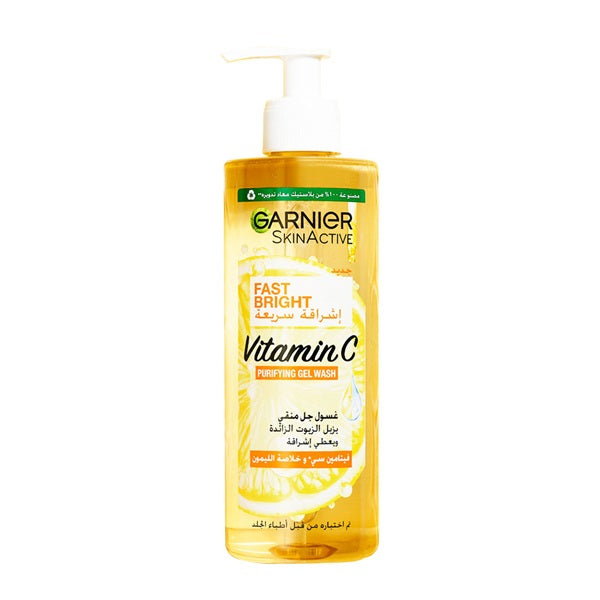 Garnier - Fast Bright Vitamin C Brightening Purifying Face Gel Wash