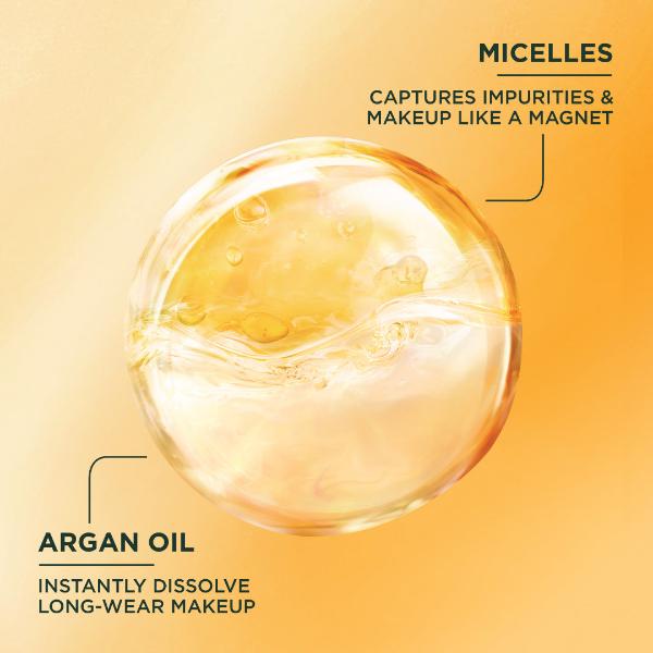 Garnier - Micellar Water Oil-Infused Facial Cleanser and Waterproof Makeup Remover (2 sizes)