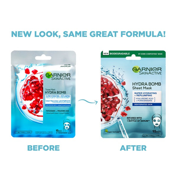 Garnier - Moisture Bomb Super-Hydrating Replenishing Tissue Mask for Dehydrated Skin