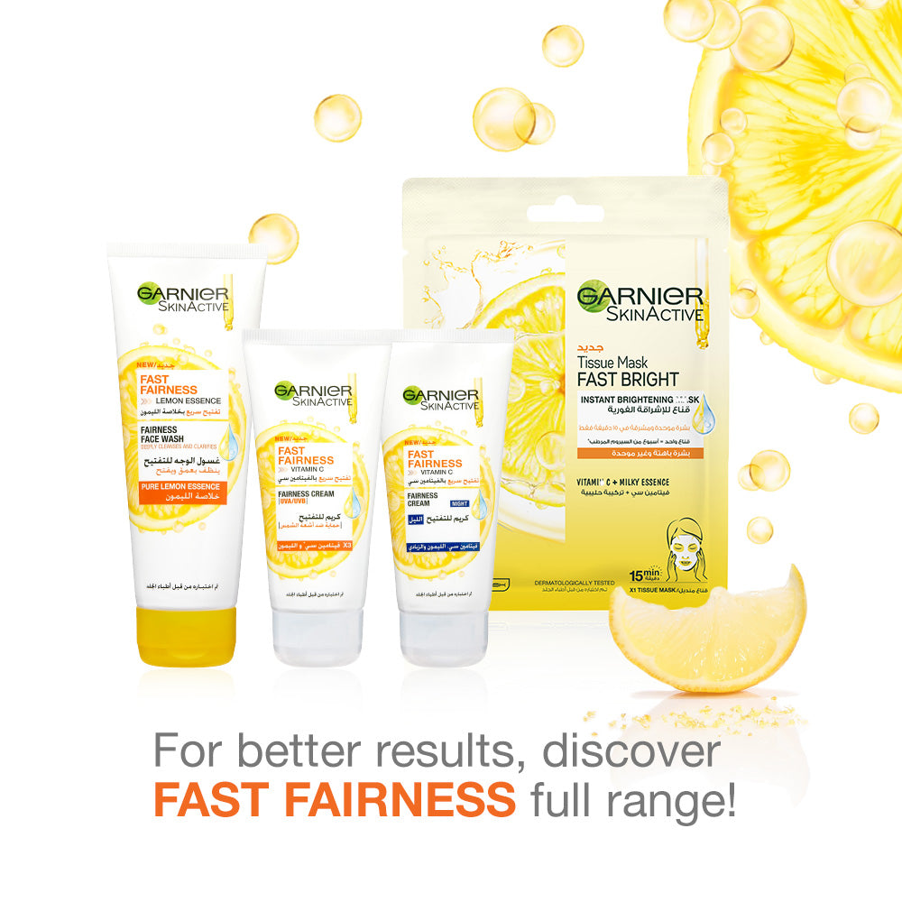 Garnier - Skin Active Fast Bright Face Wash 100 ml