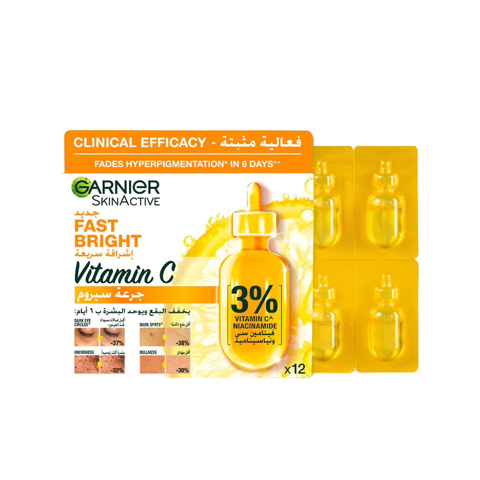 Garnier - Skin Active Fast Bright Hyperpigmentation Ampoule Serum Multipack (12 X 1.5ML)
