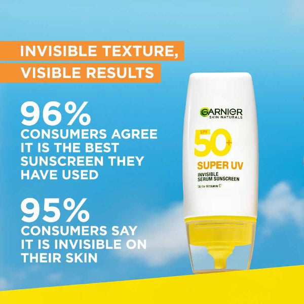Garnier - Super UV Invisible Serum Sunscreen