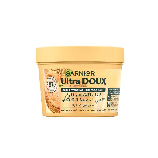 Garnier - Ultra Doux Hair Food Cocoa Butter & Jojoba Oil 3-In-1 Treatment Mask