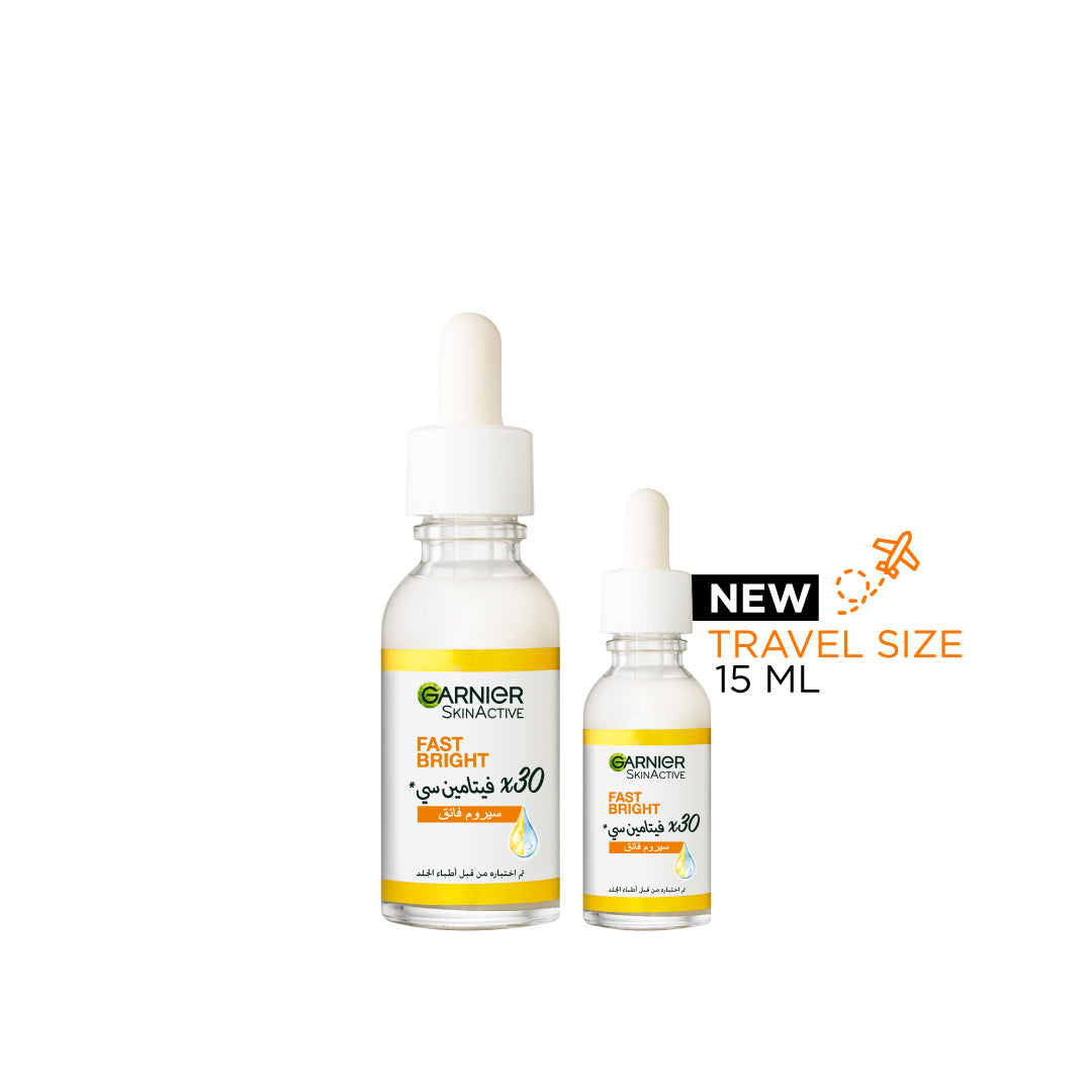 Garnier Fast Bright Vitamin C + Niacinamide 30x Brightening Booster Serum