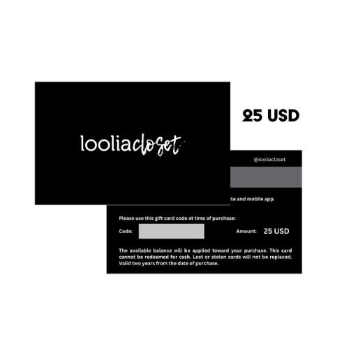 Loolia Closet Gift Card 25 USD | Loolia Closet