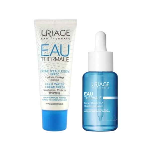 Eau Thermale Water Cream SPF20 + Serum Booster H.A At 20% OFF